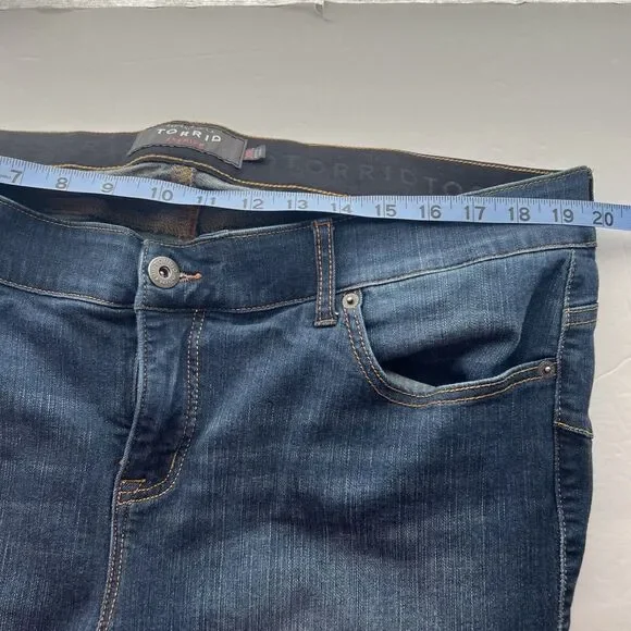 TORRID Jeans Size 20R Bombshell Skinny Premium Stretch Dark Wash - Picture 6 of 8